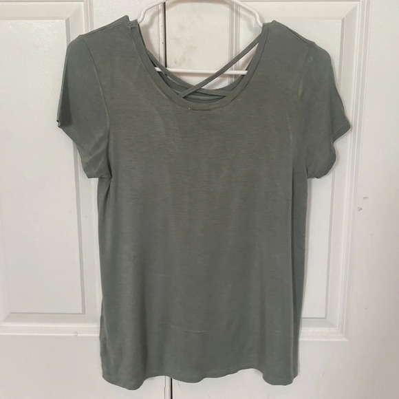 Moral Fiber green T-shirt medium - Picture 2 of 4